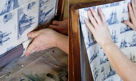 декупаж мебели обоями мастер-класс с фотографиями