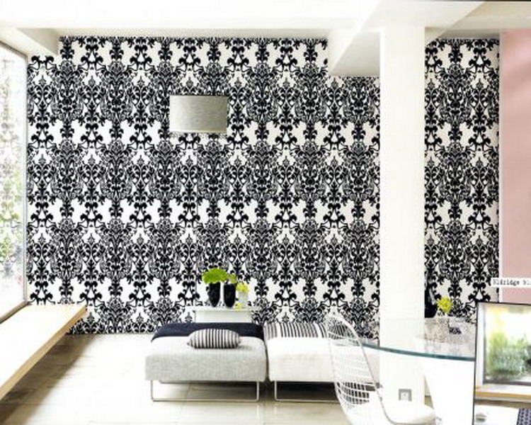 Флоковые обои в интерьере Флоковые обои в интерьере