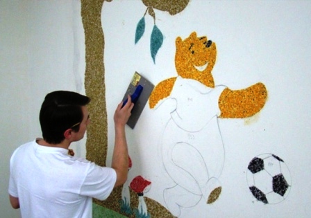 жидкие обои с рисунком в интерьере дома жидкие обои с рисунком в интерьере дома